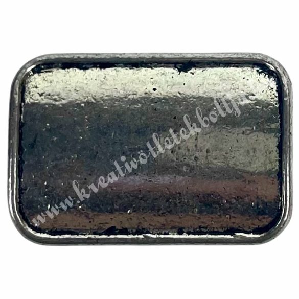 Fémköztes, platina, 2x1,4 cm  