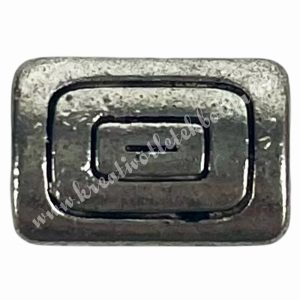 Fémköztes, platina, 1x0,7 cm  