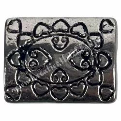Fémköztes, platina, 1,4x1 cm  