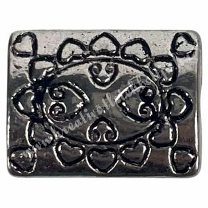 Fémköztes, platina, 1,4x1 cm  