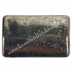 Fémköztes, platina, 1,7x1,1 cm  