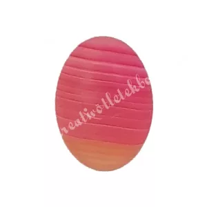 Festett achát cabochon, pink, 1,8x2,5 cm