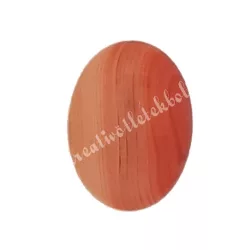 Festett achát cabochon, vörös, 1,8x2,5 cm
