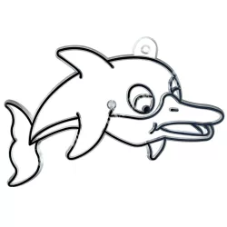 Festhető forma matricafestékhez, delfin, 7,5x4,5 cm