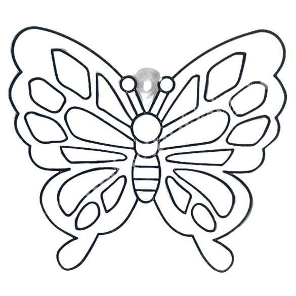 Festhető forma matricafestékhez, pillangó, 6x5,5 cm