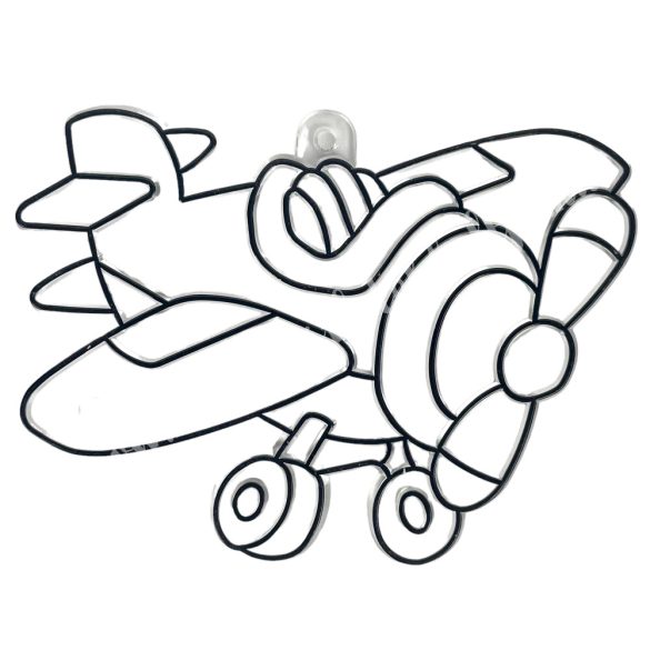 Festhető forma matricafestékhez, repülő, 7,5x5,5 cm