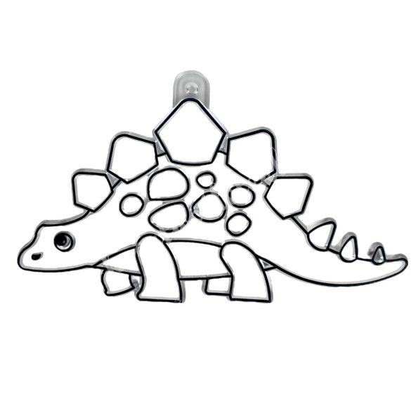 Festhető forma matricafestékhez, stegosaurus, 10x6 cm
