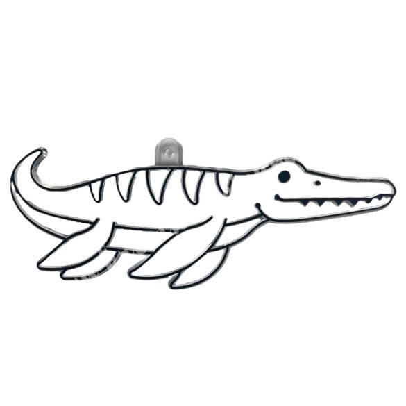 Festhető forma matricafestékhez, teleosaurus, 10,5x4 cm