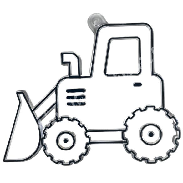 Festhető forma matricafestékhez, traktor, 7,5x6,5 cm