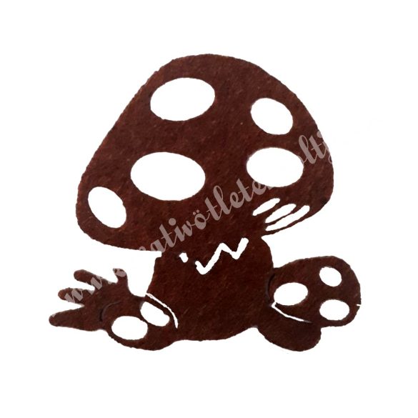 Filc gomba, 6x6 cm