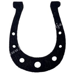 Filc patkó, barna, 5x6 cm