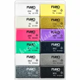 FIMO Soft Colour Pack süthető gyurma készlet, effect színek, 12x25 gramm