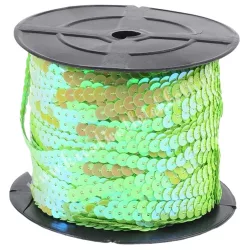 Flitter, almazöld, 6 mm