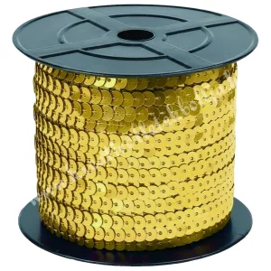 Flitter, arany, 6 mm