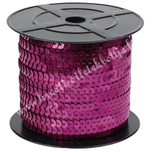 Flitter, padlizsán, 6 mm