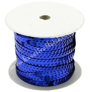 Flitter, sötétkék, 6 mm
