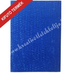 Flitteres dekorgumi, A4-es 2mm, sötétkék