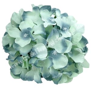 Hortenzia fej, antik kék, 15 cm