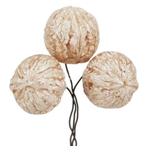 Betűzős gipsz dió, 3 db/csokor