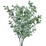 Eukaliptusz csokor, hamvas zöld, 32 cm