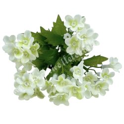 Apró virágos csokor, fehér, 25 cm