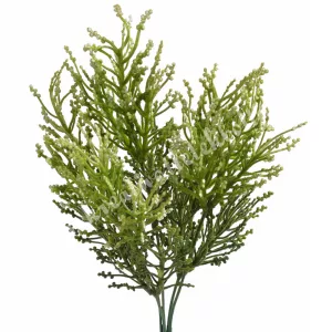 Tuja csokor, sötétzöld, fehér bogyókkal, 35 cm