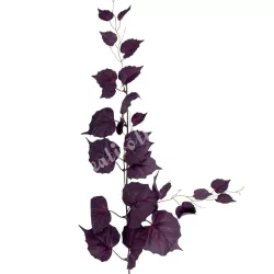 Szőlőlevél ág, burgundi, 85 cm
