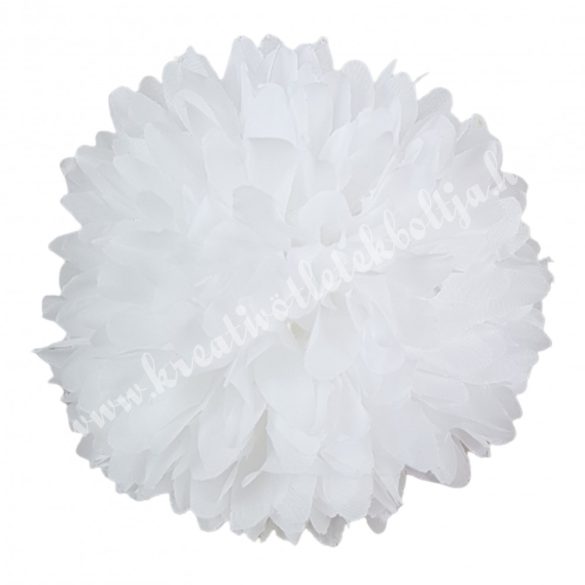 Krizantém fej, fehér, 9 cm