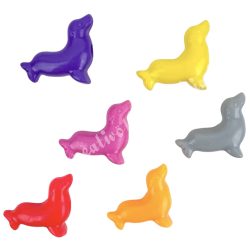 Fűzhető műanyag fóka, 2,5x2 cm