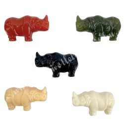 Fűzhető műanyag orrszarvú, 2,5x1,5 cm