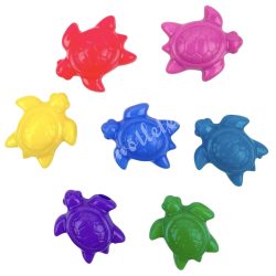 Fűzhető műanyag teknős, 2x2,2 cm