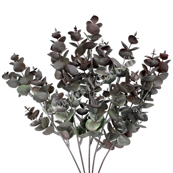 Eukaliptusz csokor, rosegold-ezüst-zöld, 40 cm