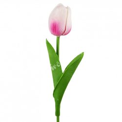 Gumi tulipán, cirmos rózsaszín, 33 cm
