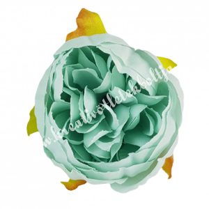 Dekor virágfej, menta, 5 cm