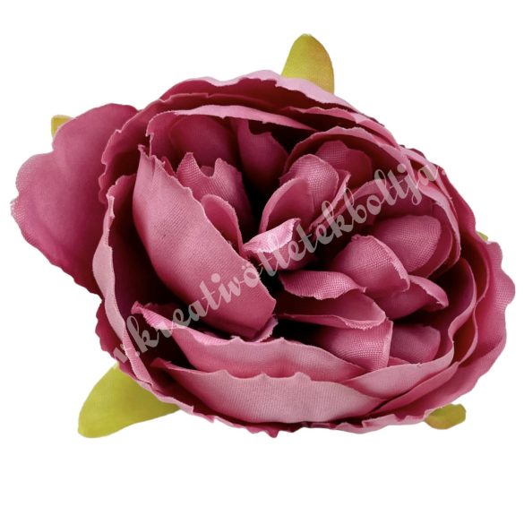 Dekor virágfej, sötét rózsaszín, 5 cm