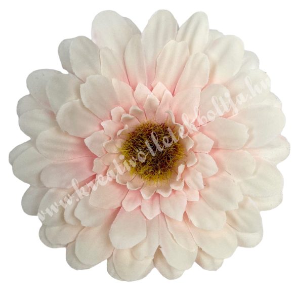 Gerbera virágfej, halvány rózsaszín, 8 cm