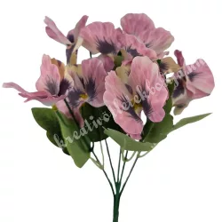 Árvácska csokor, rózsaszín, 29 cm