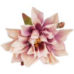 Dekor virágfej, cirmos lila, 7 cm