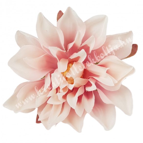 Dekor virágfej, rózsaszín, 7 cm