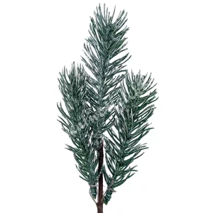 Betűzős deres fenyőág, 27 cm