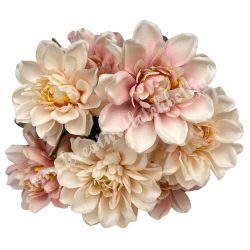 Gardenia csokor, barack-rózsaszín, 30 cm