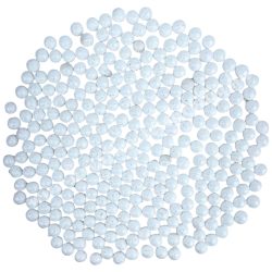   Hungarocell csillámos golyók, fehér, 1 cm, kb. 300 db/csomag