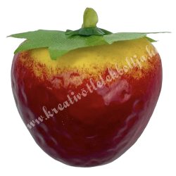 Műanyag eper, piros, 2,7x2,8 cm