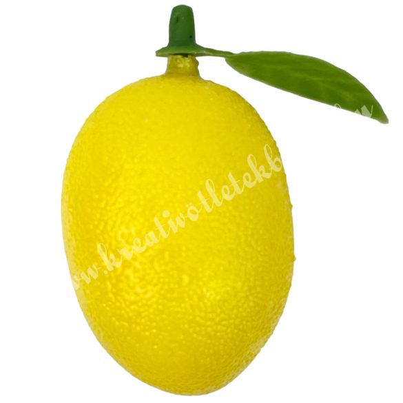 Műanyag citrom, 4x5 cm