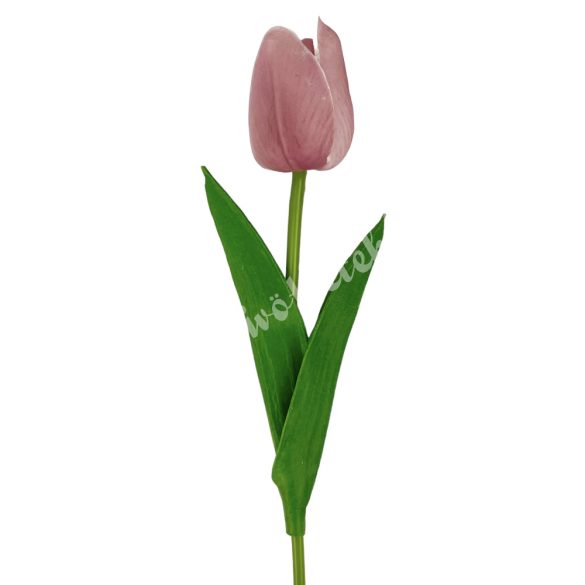 Gumi tulipán, mályva, 33 cm