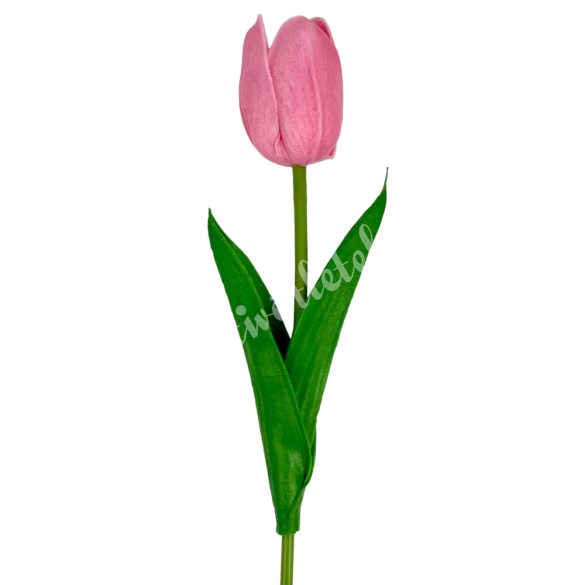Gumi tulipán, rózsaszín, 33 cm
