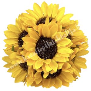 Napraforgó csokor, 23 cm