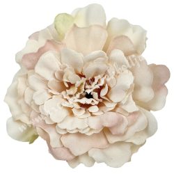 Dekor virágfej, púder rózsaszín, 6 cm