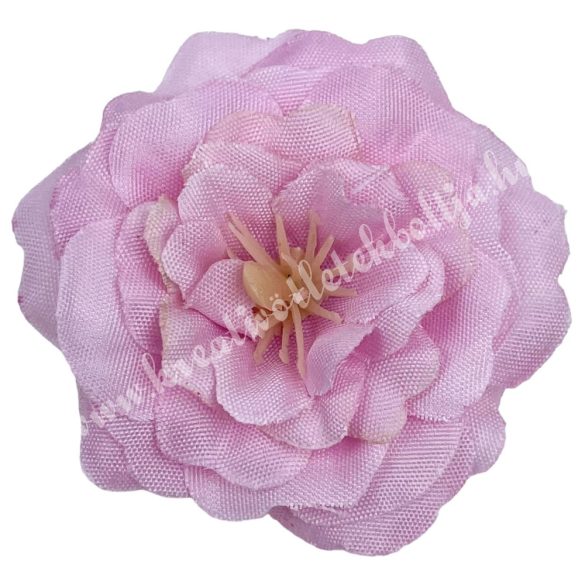 Dekor virágfej, rózsaszín, 4 cm
