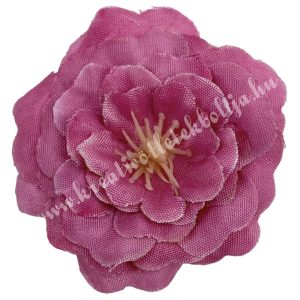 Dekor virágfej, sötét rózsaszín, 4 cm